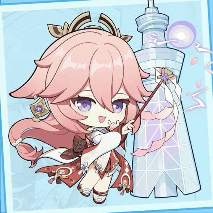 Avatar chibi Yae Miko cute