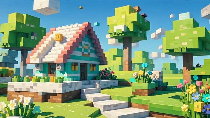 Hình nền ảnh phong cảnh Minecraft