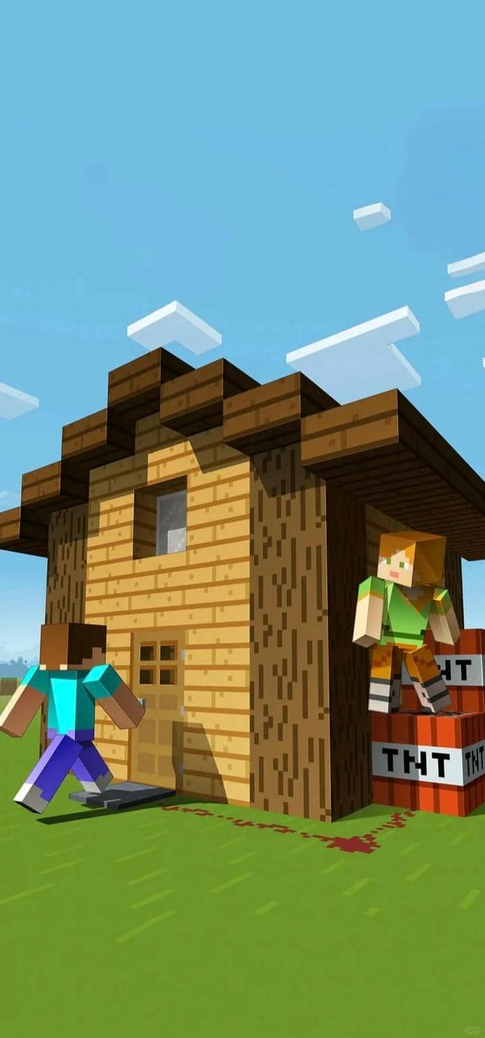 Minecraft hình nền điện thoại