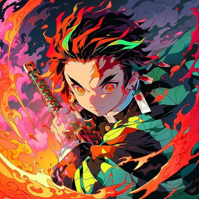 ảnh anime tanjiro