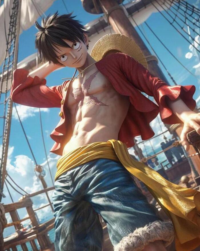 ảnh one piece luffy