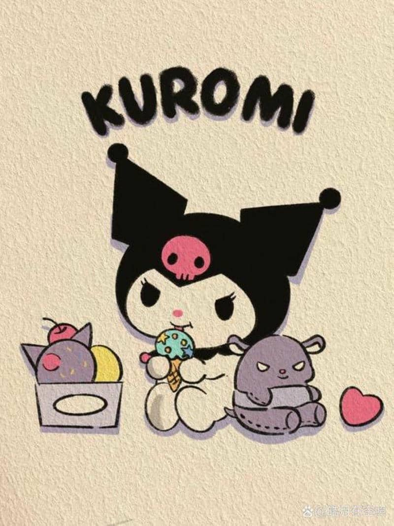 hình ảnh kuromi tô màu