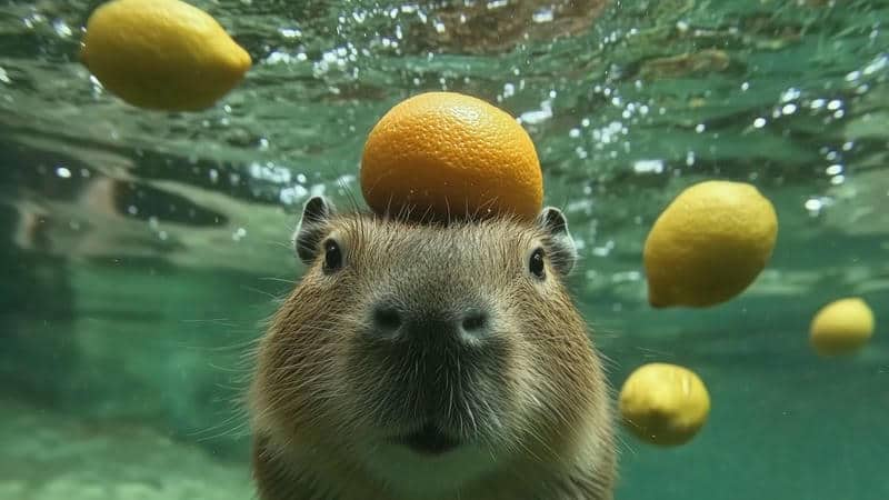 hình capybara vô tri