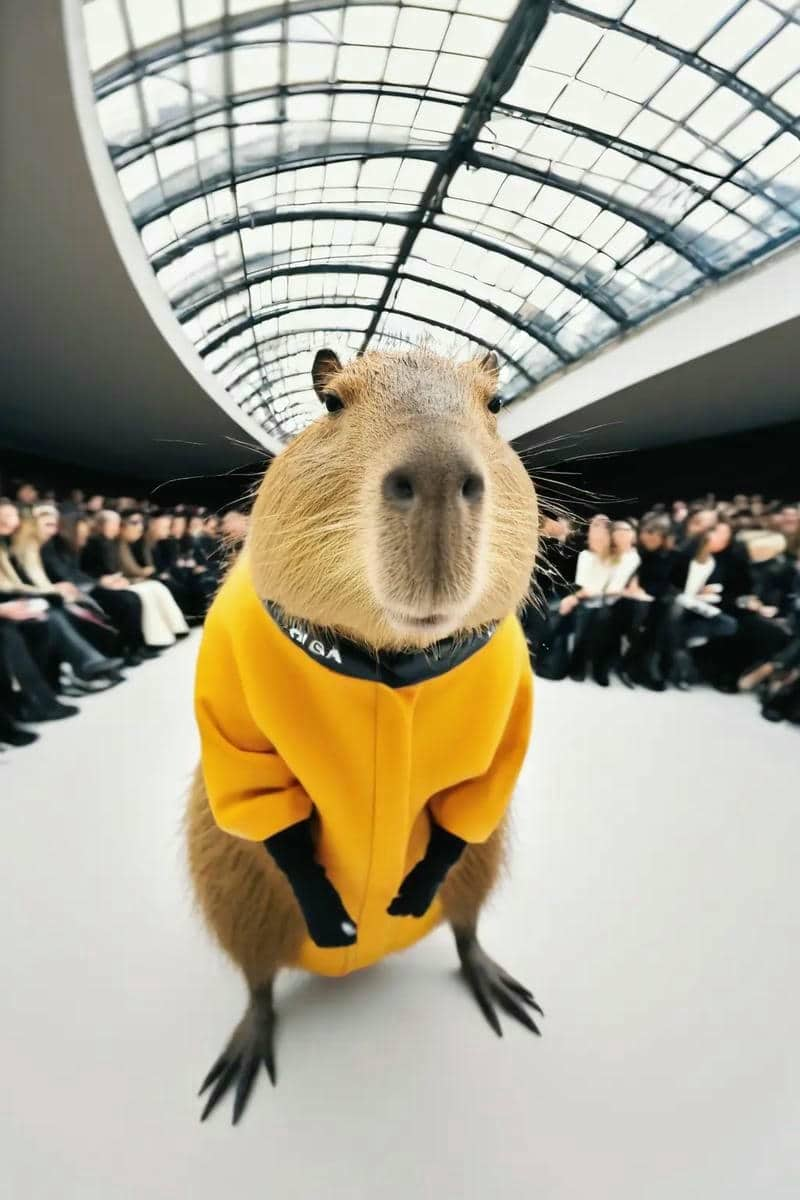 hình nền capybara cute vô tri