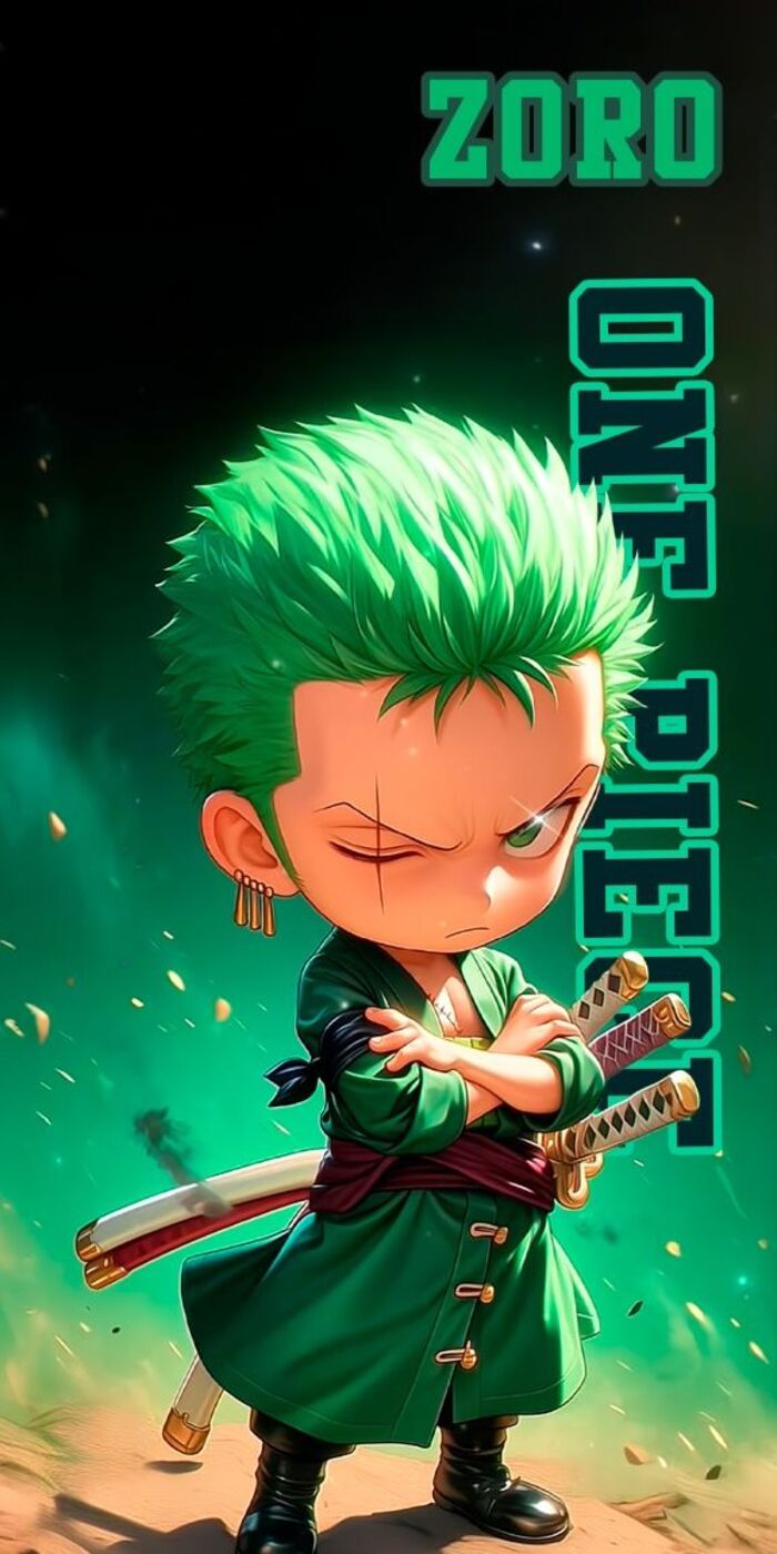 hình nền zoro chibi