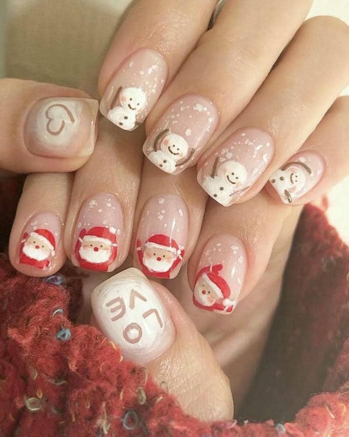 mẫu nail giáng xinh ngộ nghĩnh