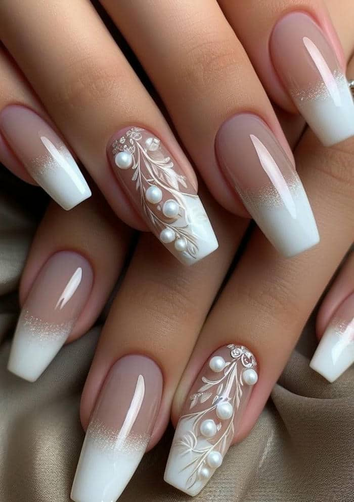 mẫu nail ombre đơn giản