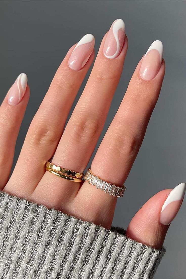 mẫu nail sơn đầu móng trắng