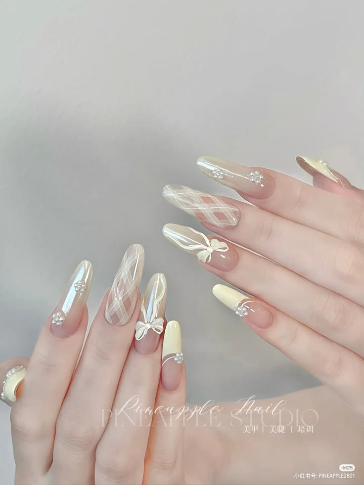 nail cô dâu móng nhọn