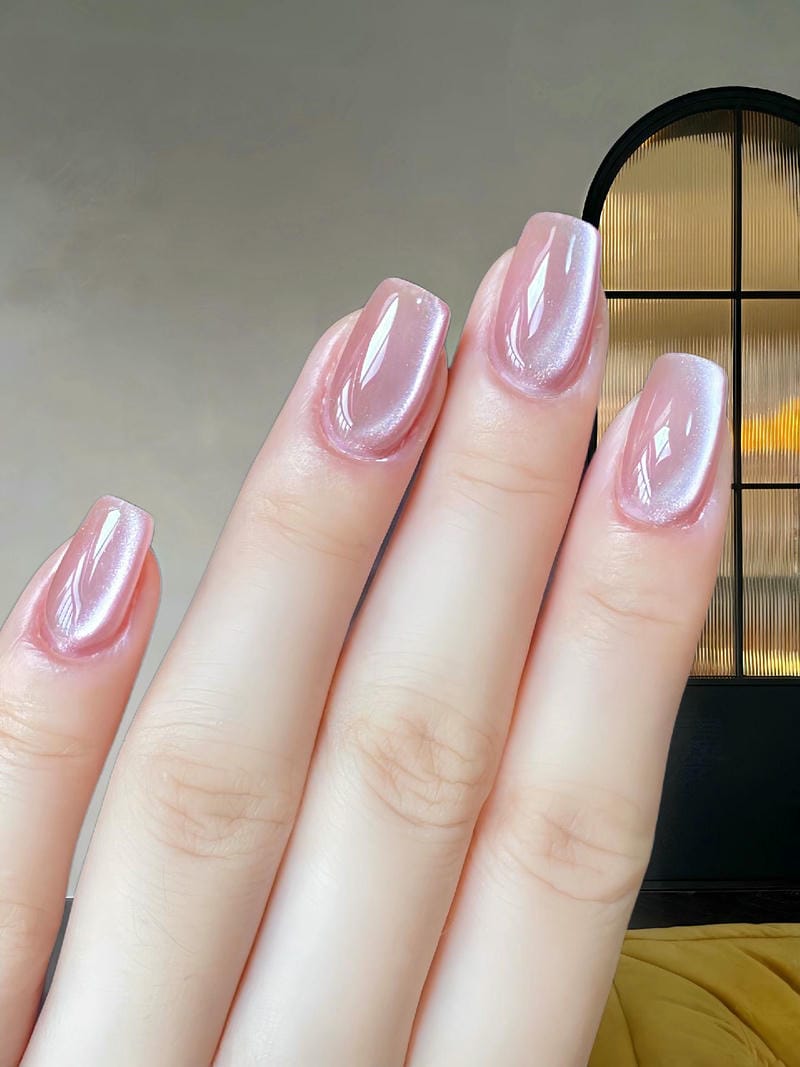 nail mắt mèo kim cương hồng