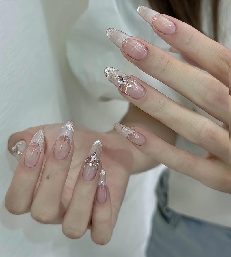 nail mắt mèo kim cương