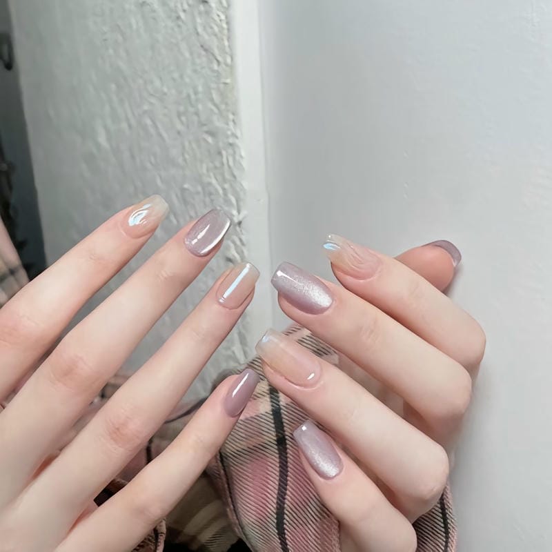 nail mắt mèo móng ngắn nhẹ nhàng