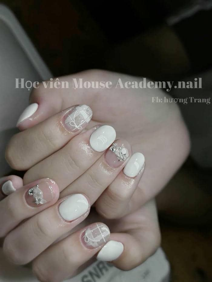 nail móng tròn ngắn