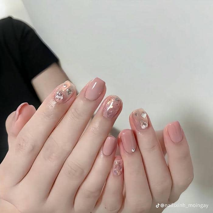 nail móng vuông ngắn