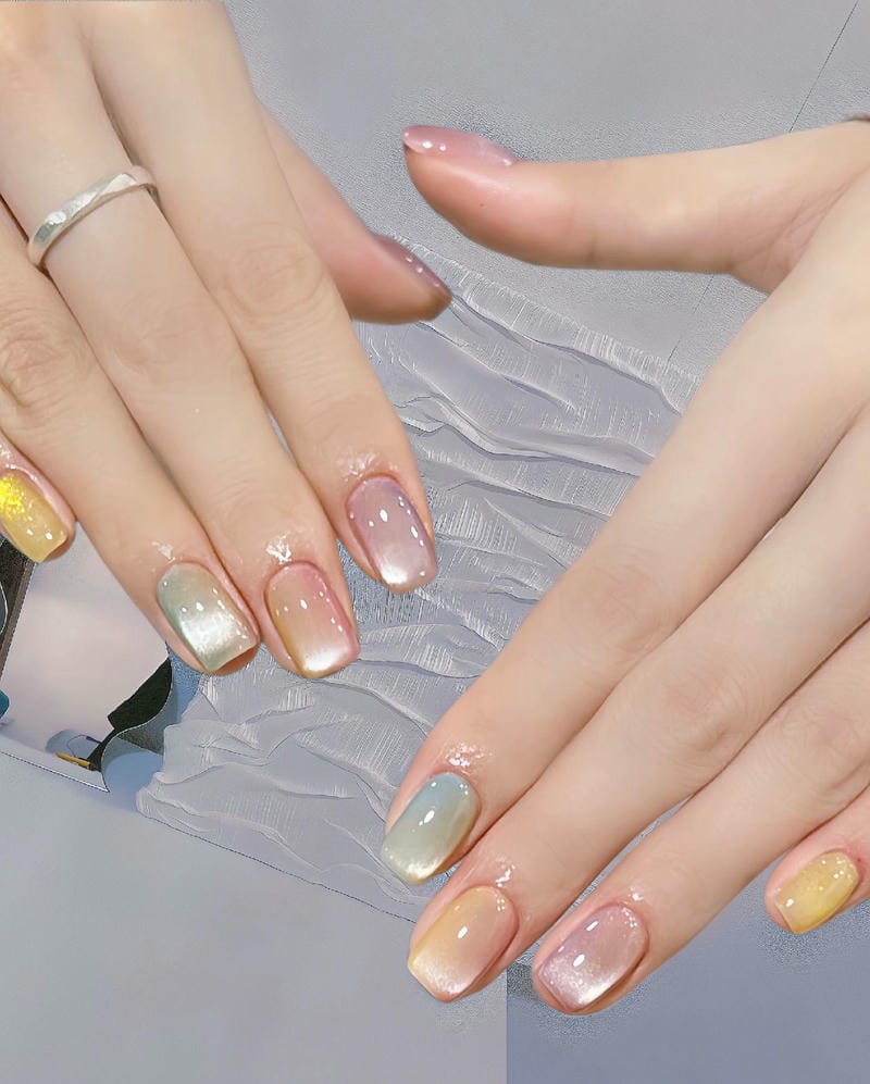 nail ngắn mắt mèo