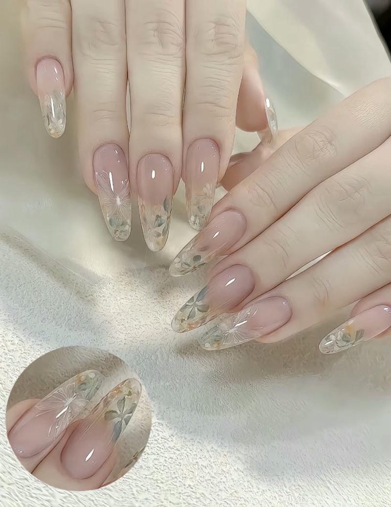 nail thạch ẩn hoa đẹp