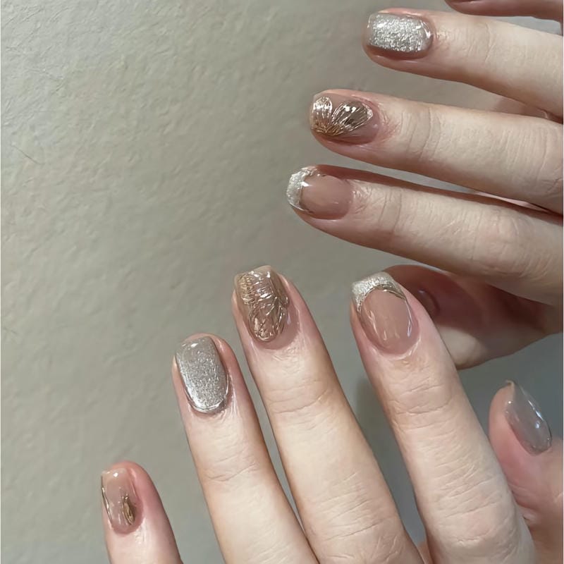 nail thạch nâu mắt mèo