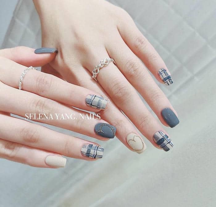 ảnh nail ngắn 